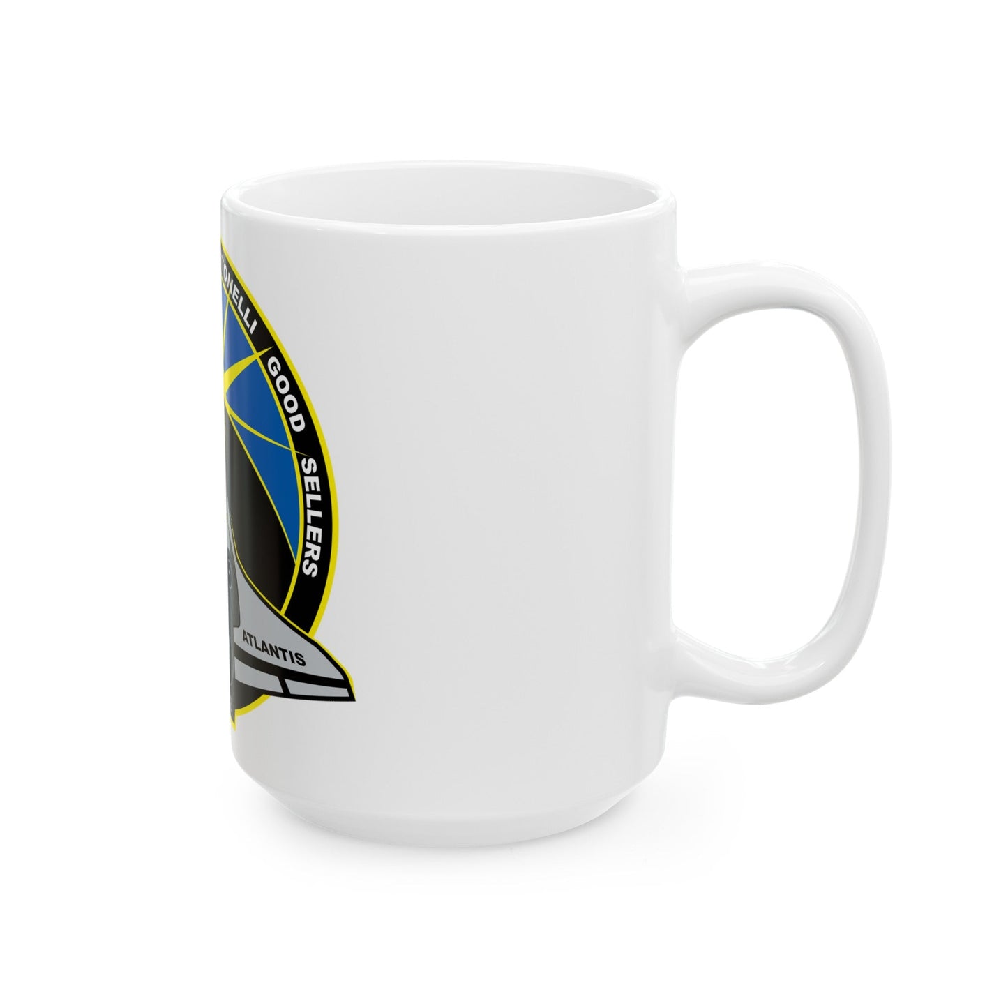 STS 132 (NASA) White Coffee Mug-The Sticker Space