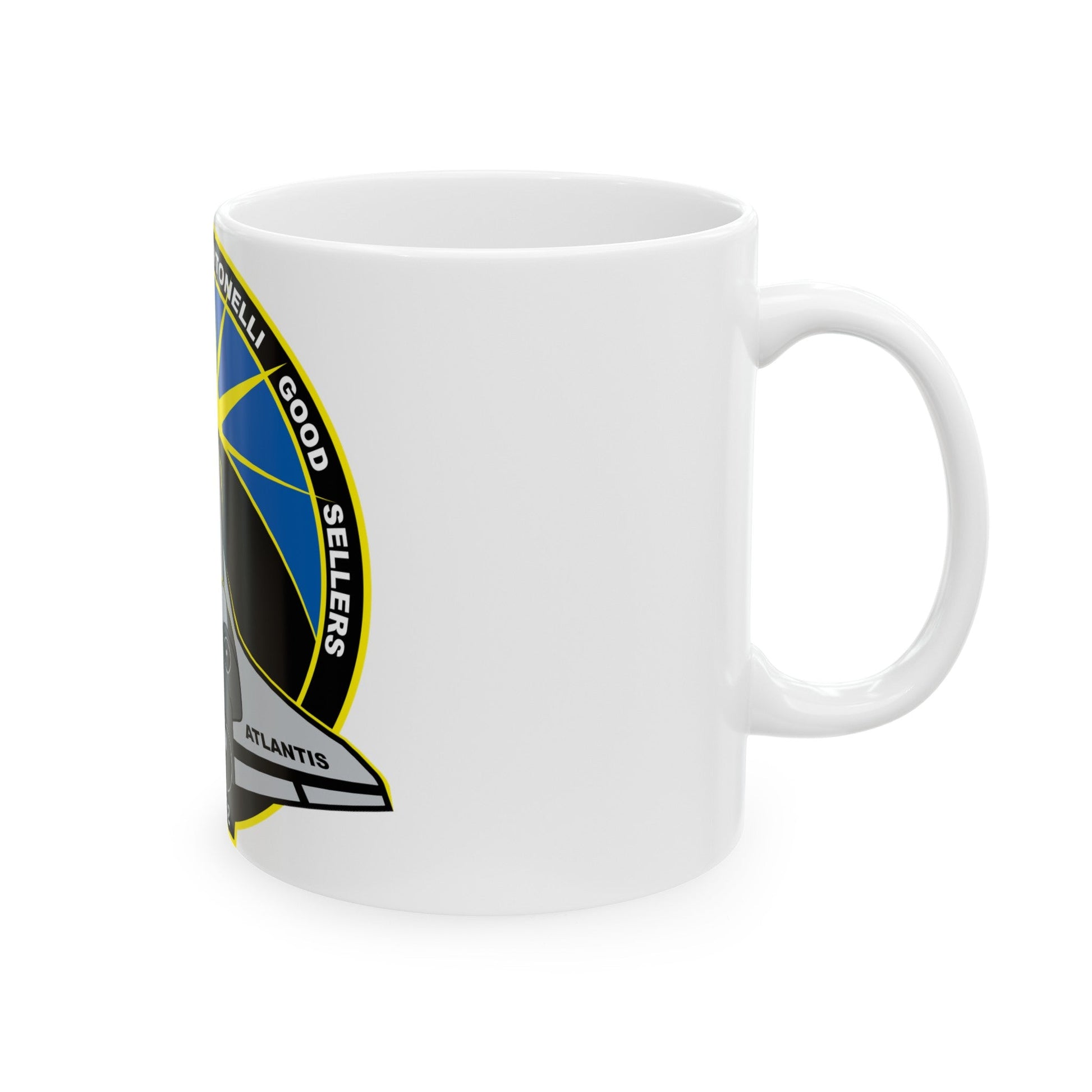 STS 132 (NASA) White Coffee Mug-The Sticker Space