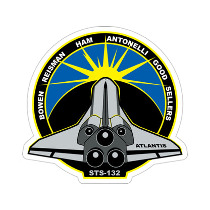 STS 132 Patch NASA STICKER Vinyl Die-Cut Decal-2 Inch-The Sticker Space