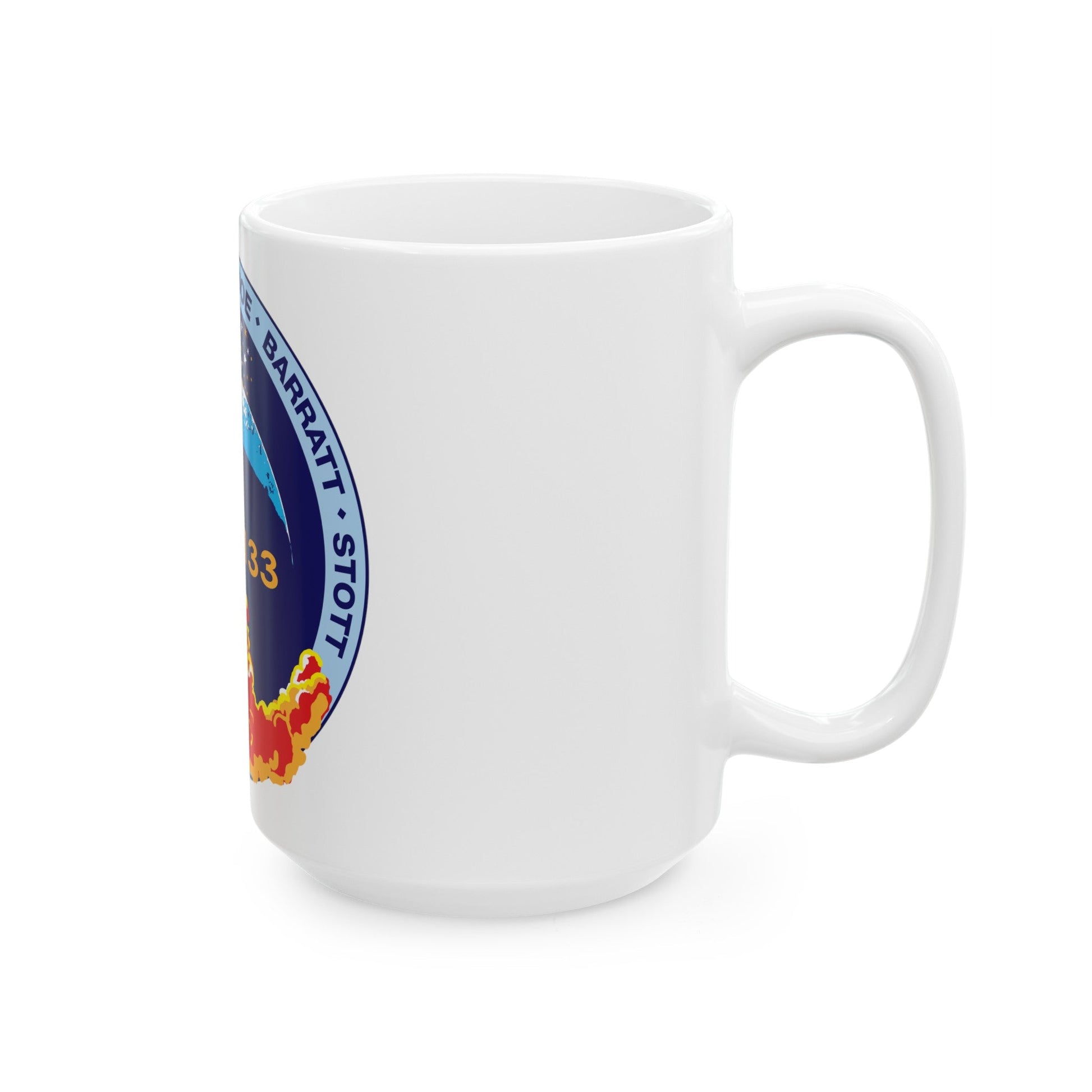 STS 133 (NASA) White Coffee Mug-The Sticker Space