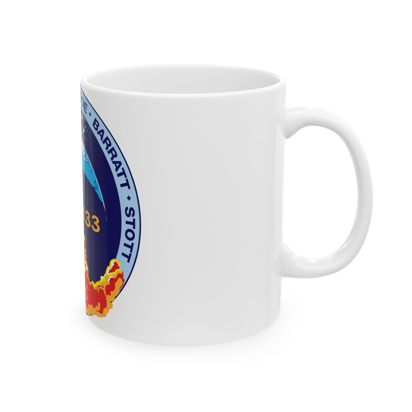 STS 133 (NASA) White Coffee Mug-The Sticker Space