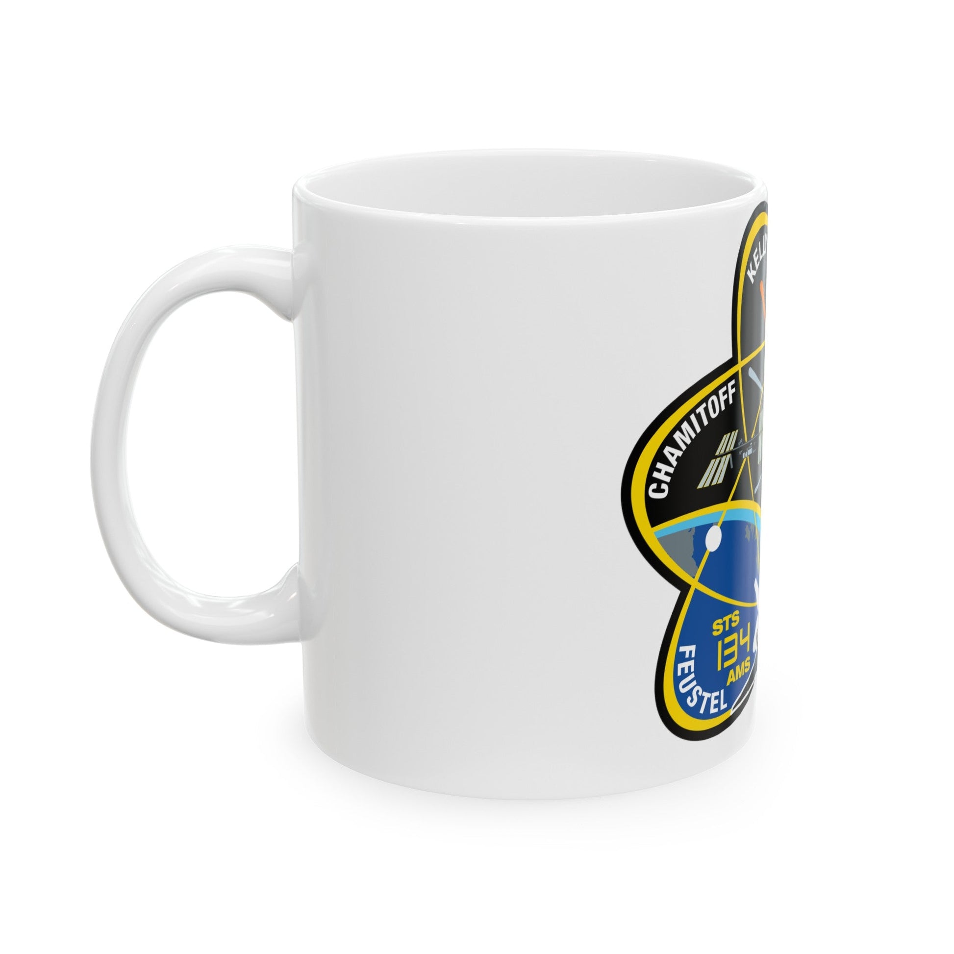 STS 134 (NASA) White Coffee Mug-The Sticker Space