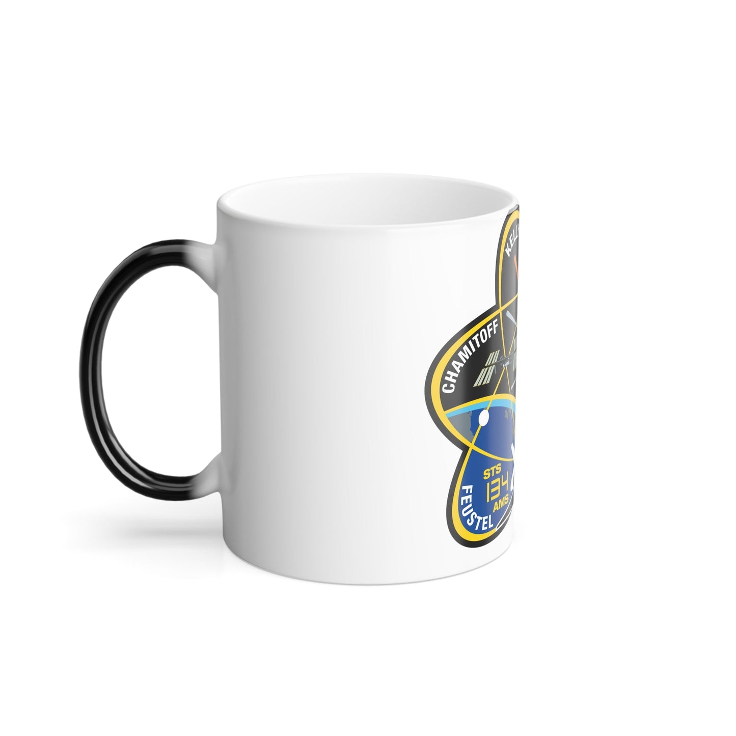 STS 134 Patch NASA - Color Changing Mug 11oz-11oz-The Sticker Space