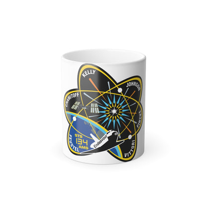 STS 134 Patch NASA - Color Changing Mug 11oz-11oz-The Sticker Space