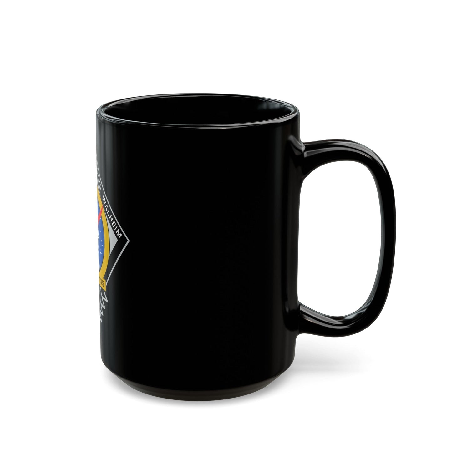 STS 135 (NASA) Black Coffee Mug-The Sticker Space