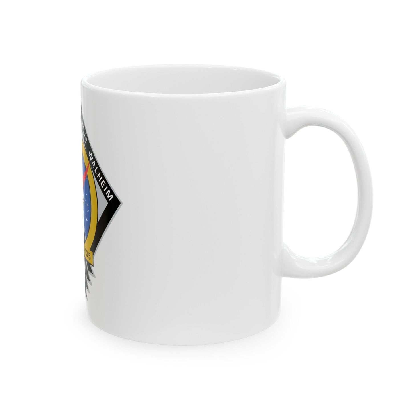 STS 135 (NASA) White Coffee Mug-The Sticker Space