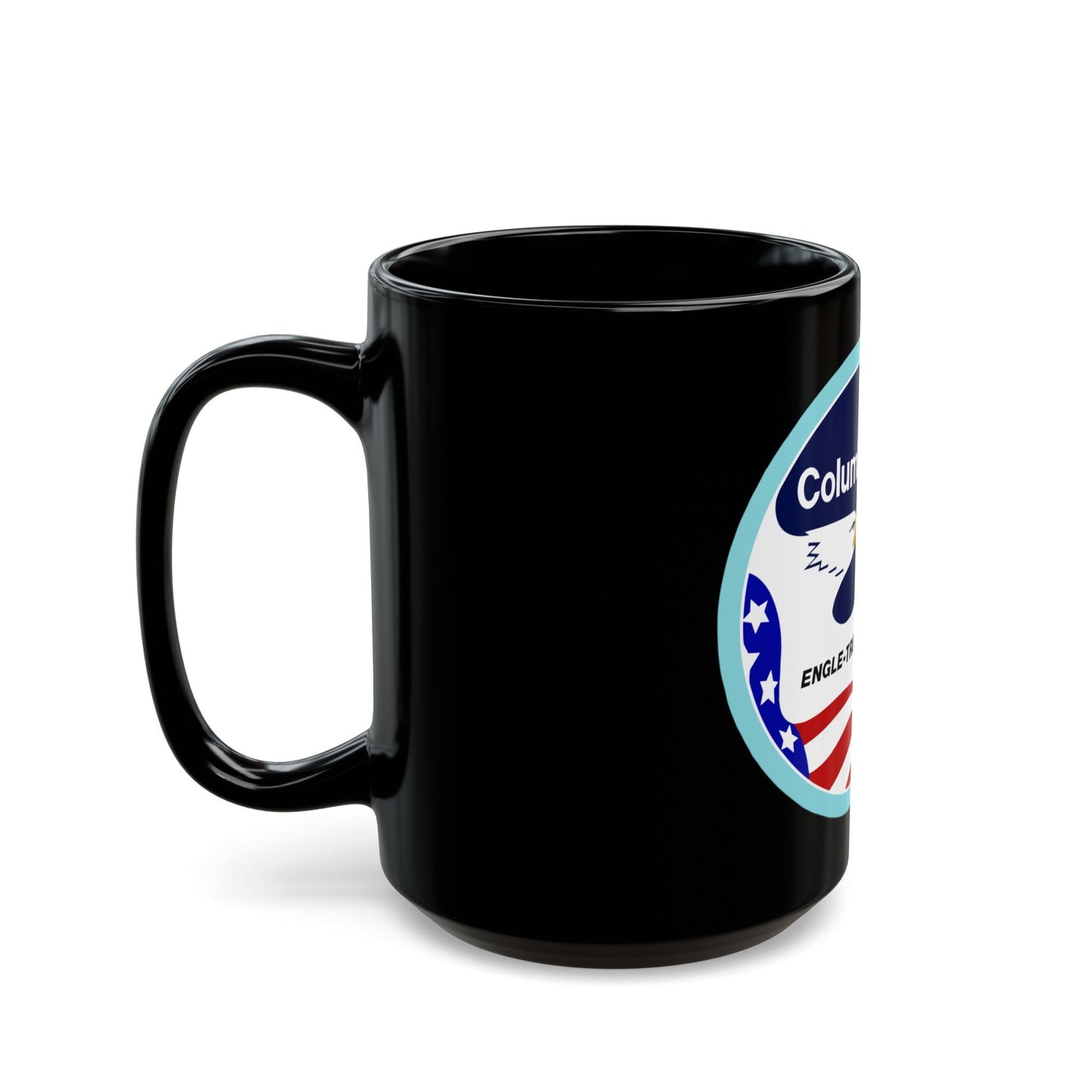 STS 2 (NASA) Black Coffee Mug-The Sticker Space