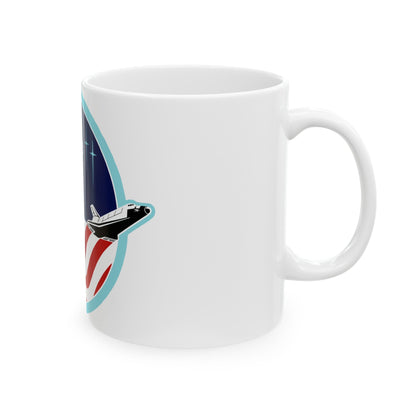 STS 2 (NASA) White Coffee Mug-The Sticker Space