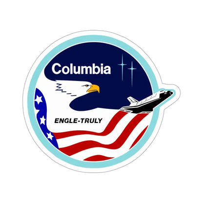 STS 2 Patch NASA STICKER Vinyl Die-Cut Decal 3 Inch - The Sticker Space