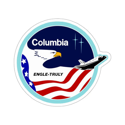 STS 2 Patch NASA STICKER Vinyl Die-Cut Decal 4 Inch - The Sticker Space