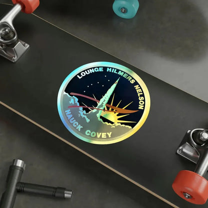 STS 26 (NASA) Holographic STICKER Die-Cut Vinyl Decal - The Sticker Space