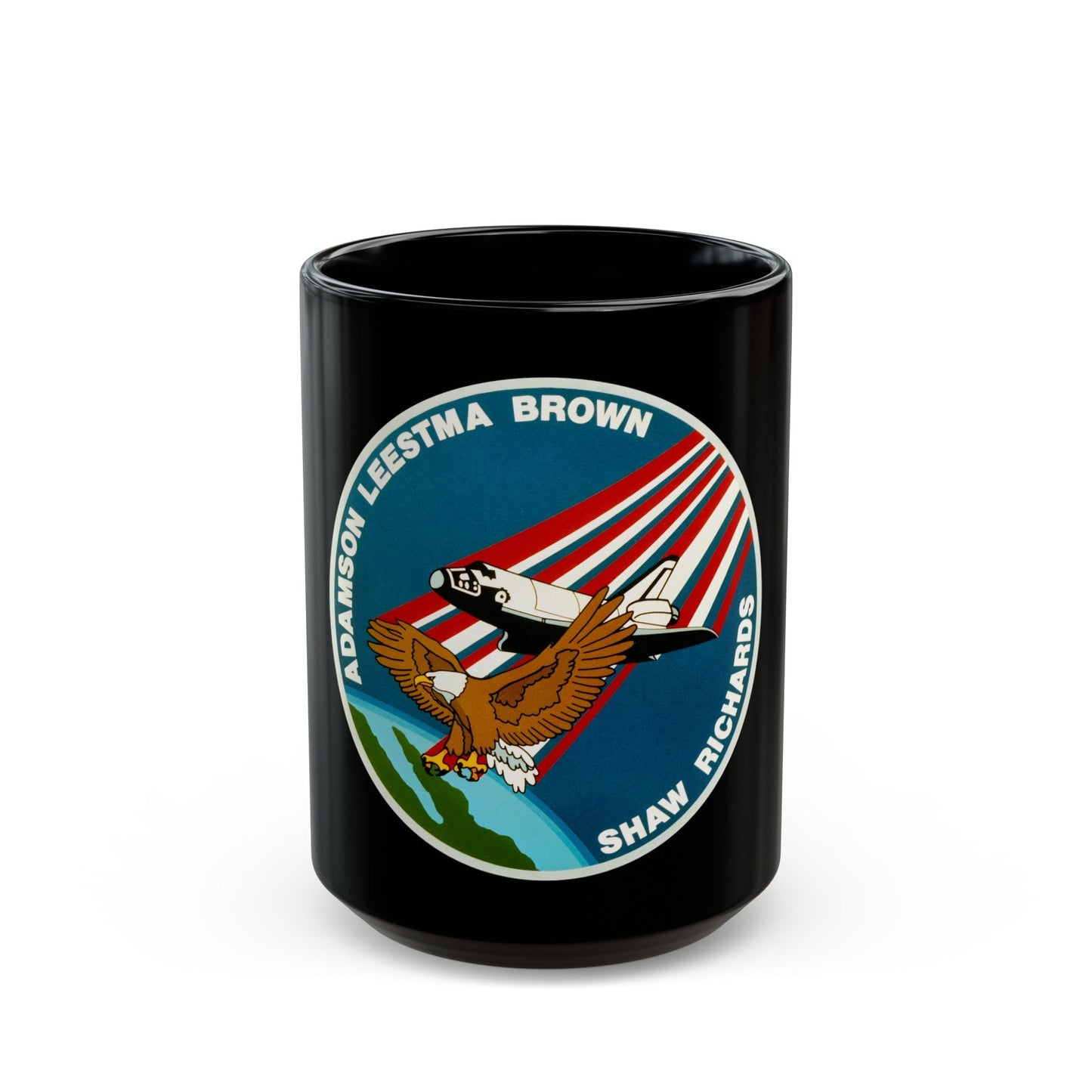 STS 28 (NASA) Black Coffee Mug-15oz-The Sticker Space