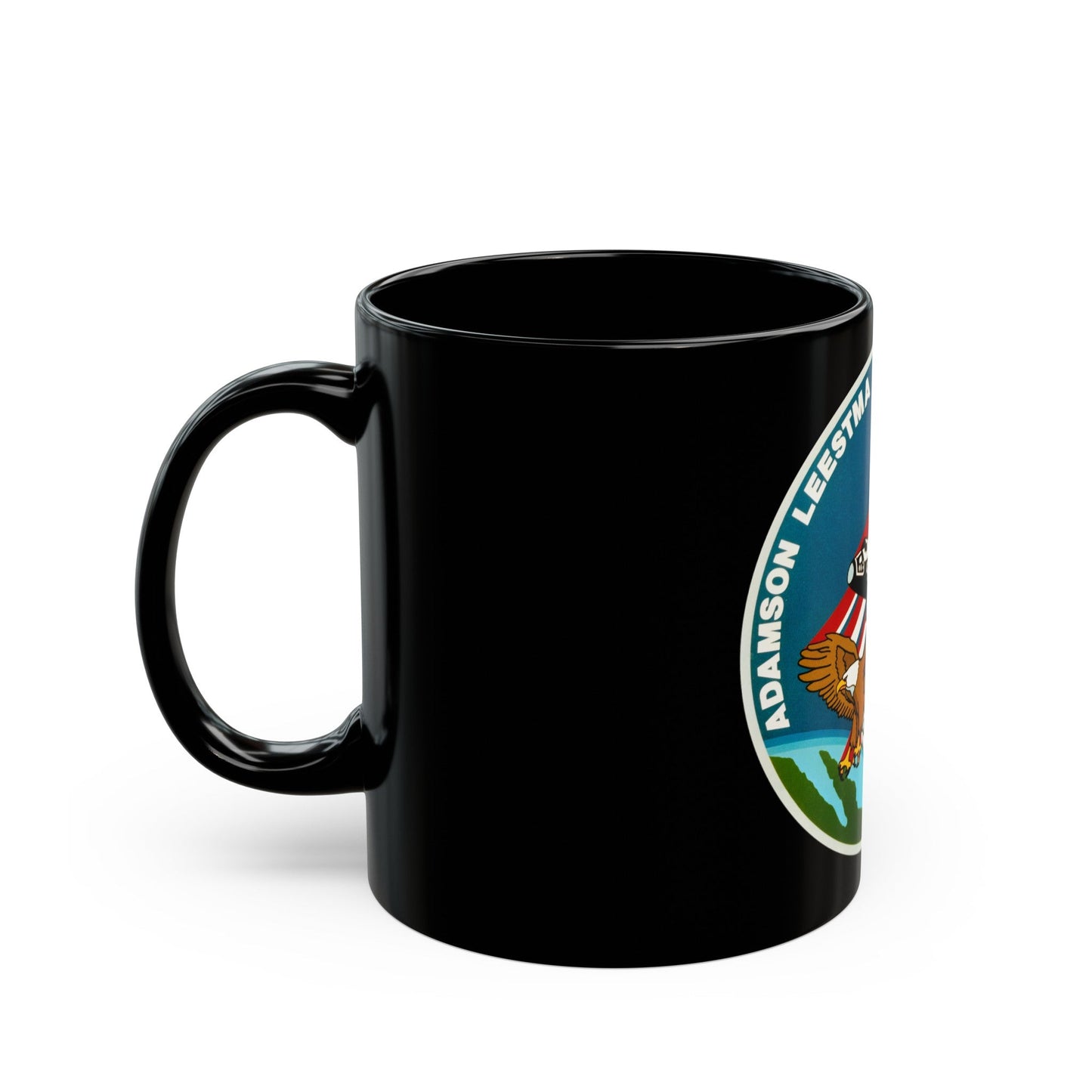 STS 28 (NASA) Black Coffee Mug-The Sticker Space