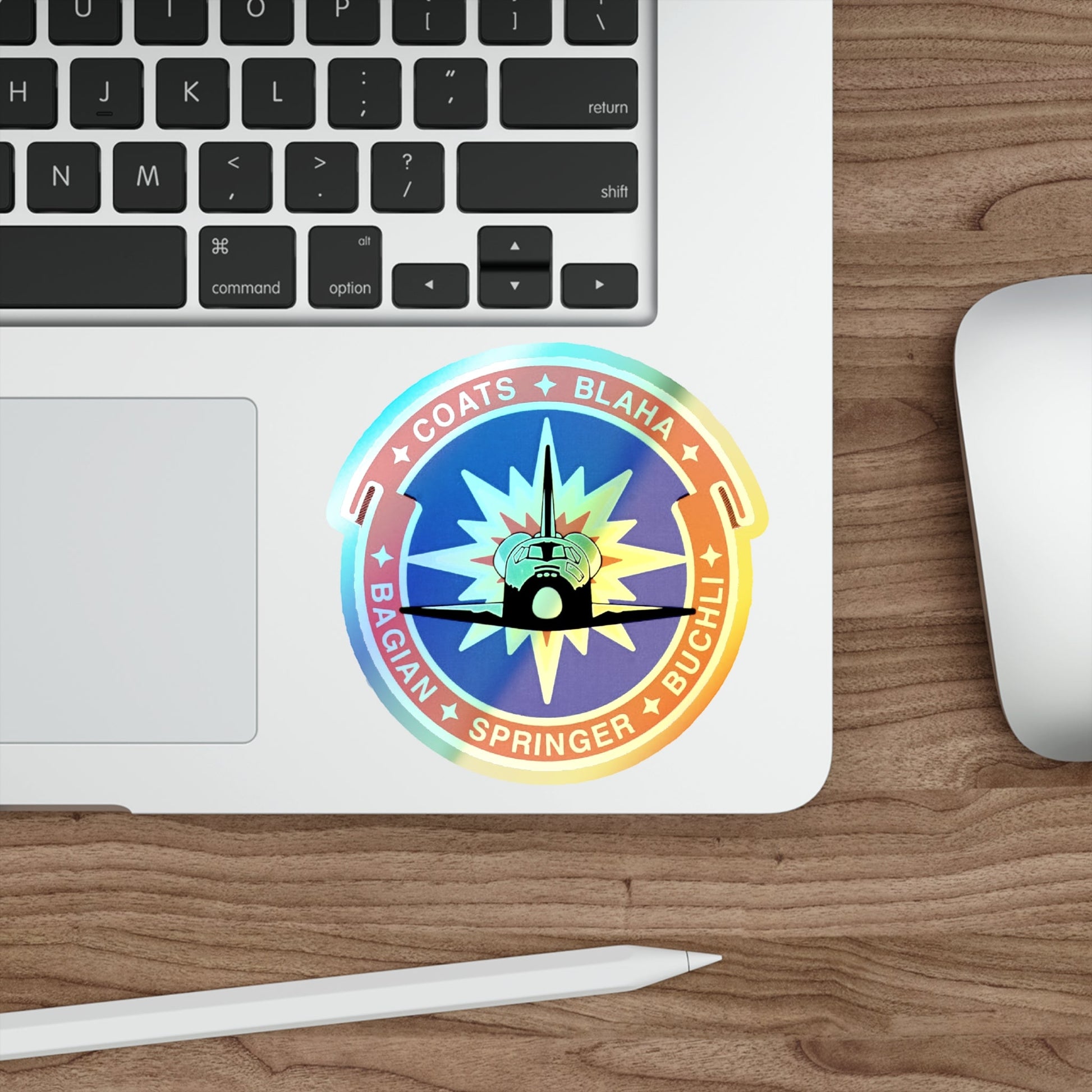 STS 29 (NASA) Holographic STICKER Die-Cut Vinyl Decal-The Sticker Space