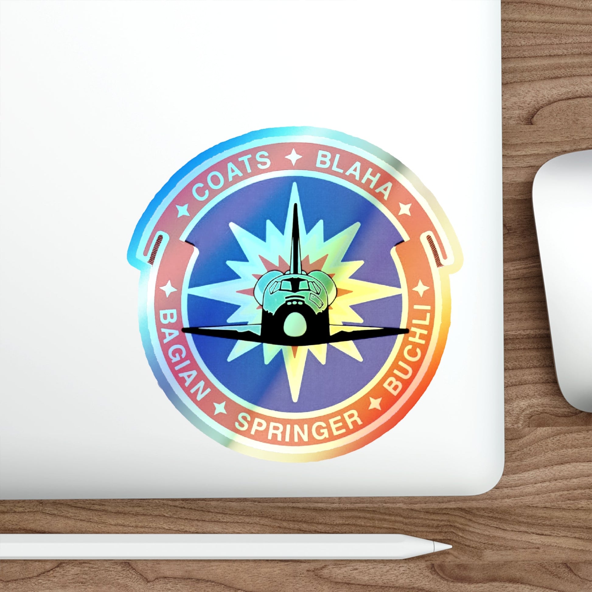 STS 29 (NASA) Holographic STICKER Die-Cut Vinyl Decal-The Sticker Space