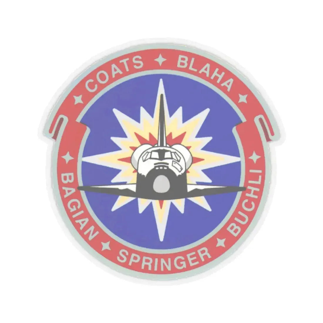 STS 29 (NASA) STICKER Vinyl Kiss-Cut Decal 2 Inch Transparent - The Sticker Space