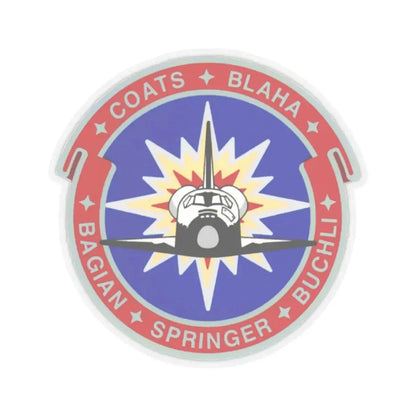 STS 29 (NASA) STICKER Vinyl Kiss-Cut Decal 2 Inch Transparent - The Sticker Space