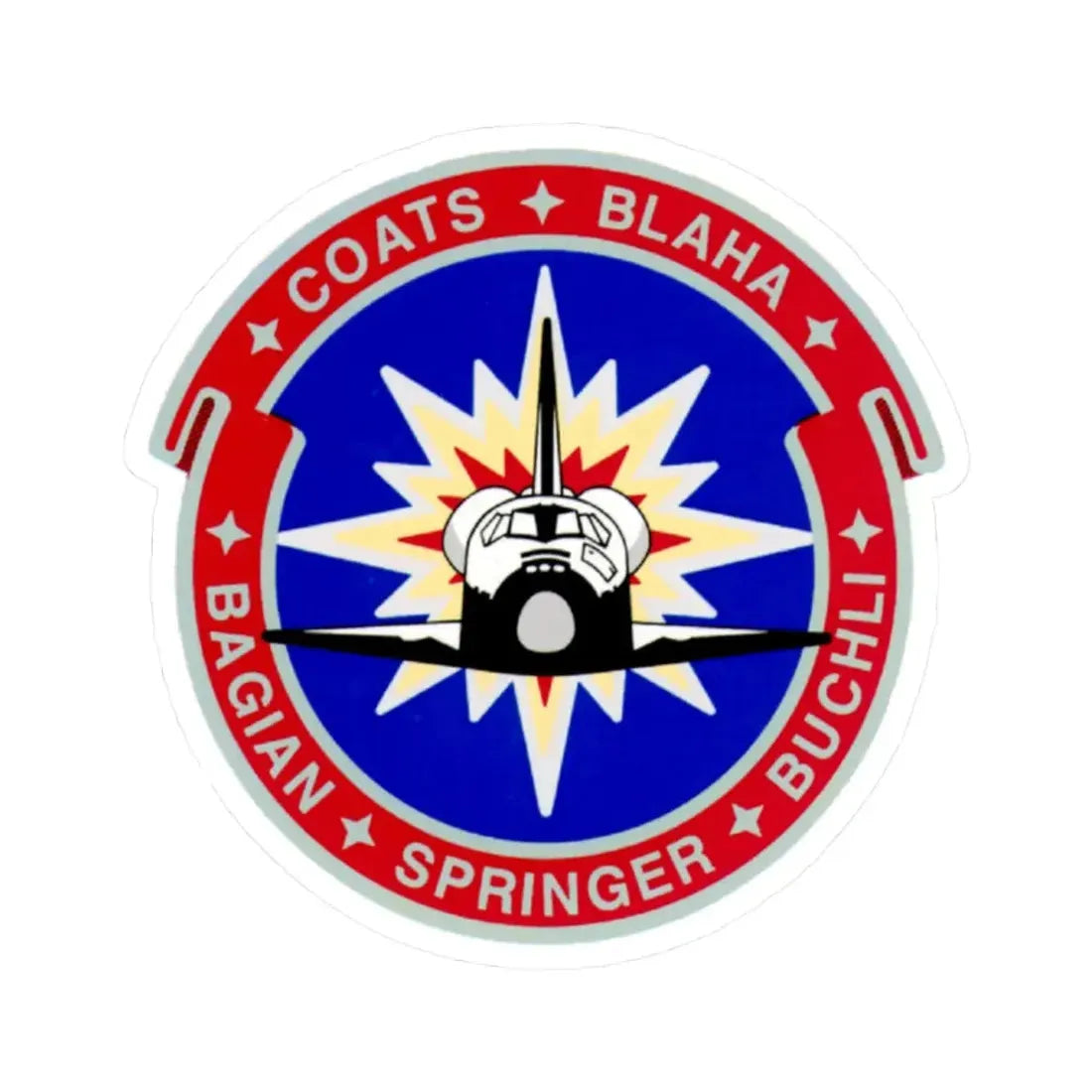 STS 29 (NASA) STICKER Vinyl Kiss-Cut Decal 2 Inch White - The Sticker Space