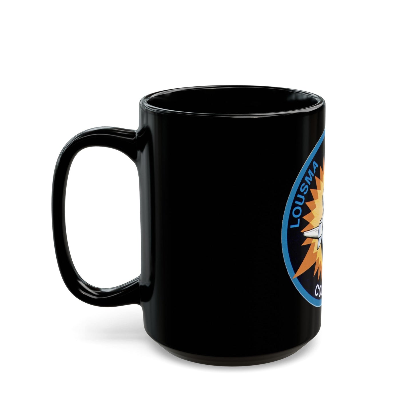 STS 3 (NASA) Black Coffee Mug-The Sticker Space