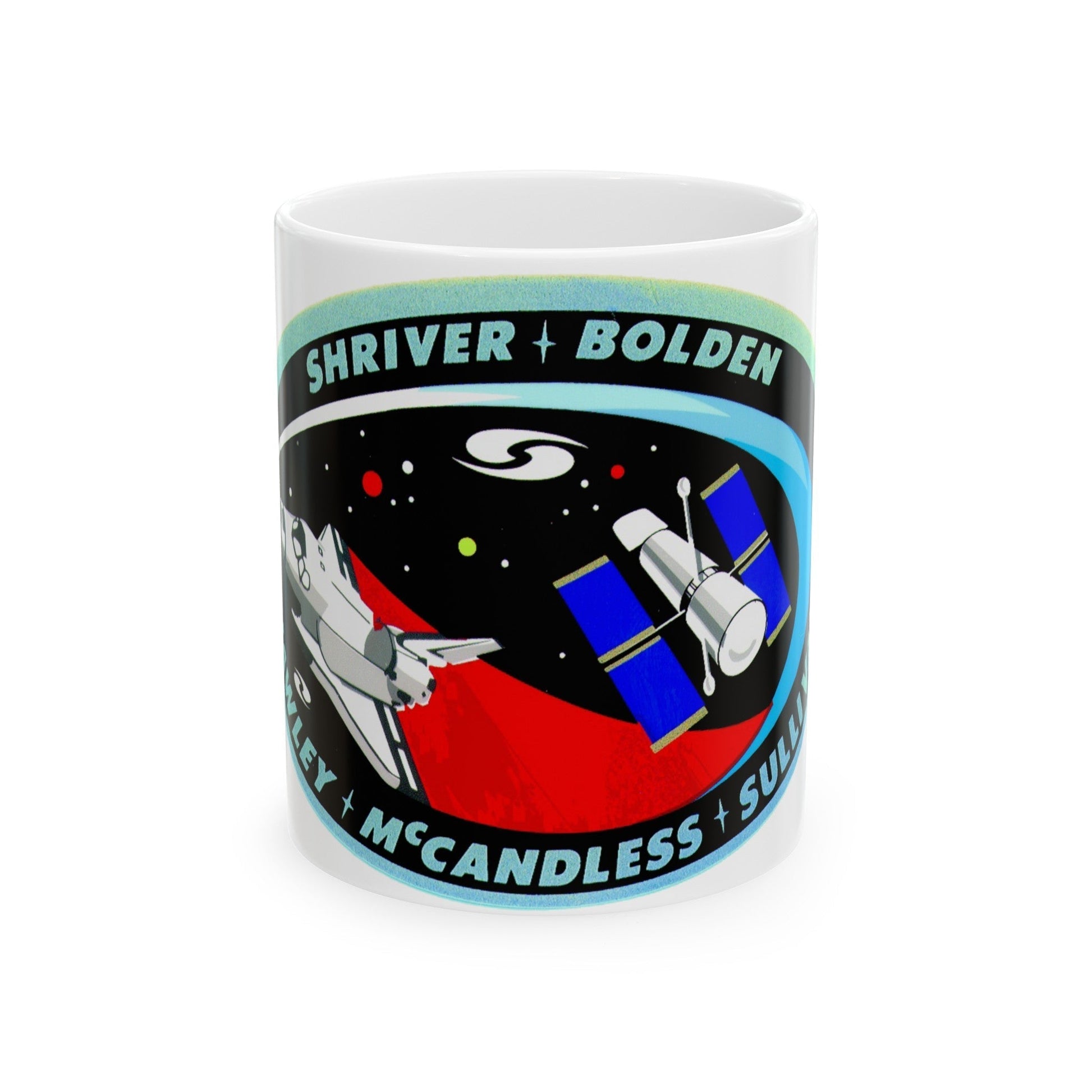 STS 31 (NASA) White Coffee Mug-11oz-The Sticker Space