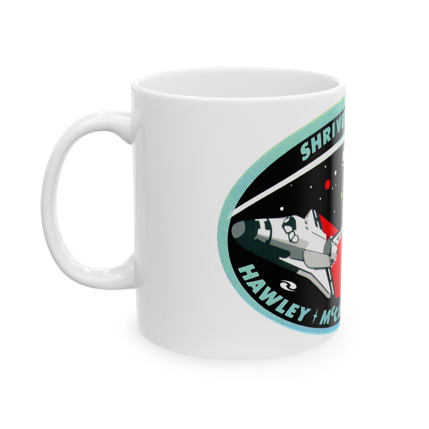 STS 31 (NASA) White Coffee Mug-The Sticker Space