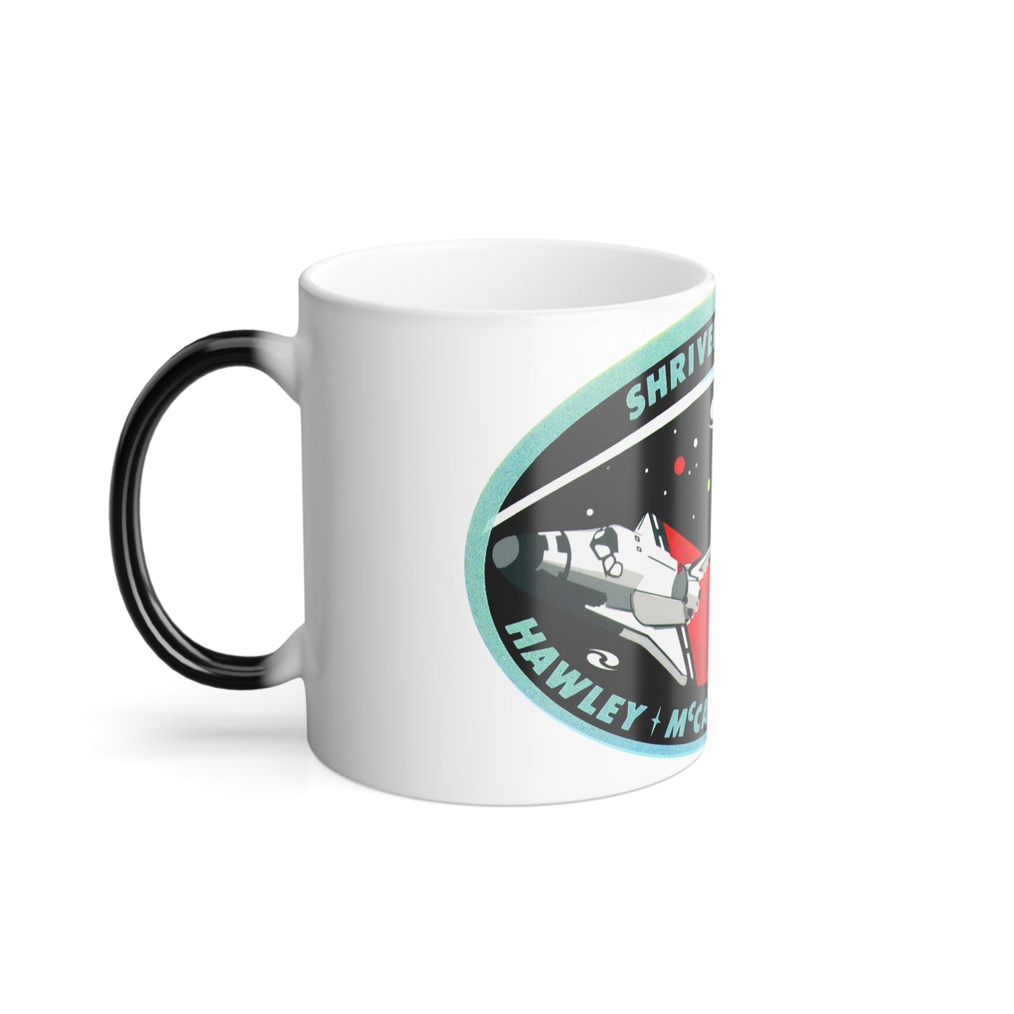 STS 31 Patch NASA - Color Changing Mug 11oz-11oz-The Sticker Space