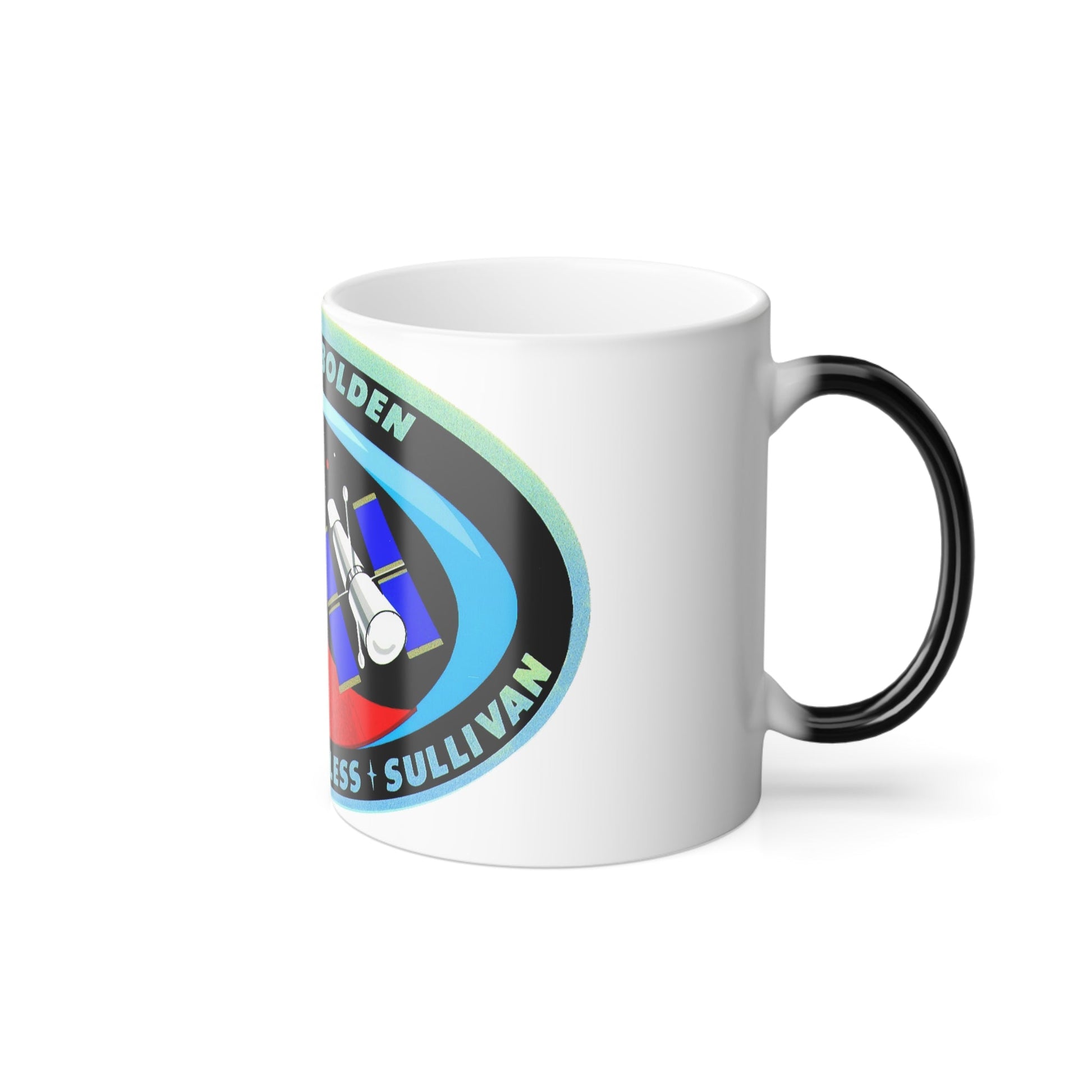 STS 31 Patch NASA - Color Changing Mug 11oz-11oz-The Sticker Space