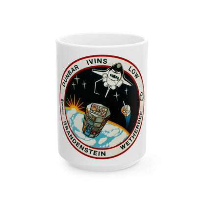 STS 32 (NASA) White Coffee Mug-15oz-The Sticker Space