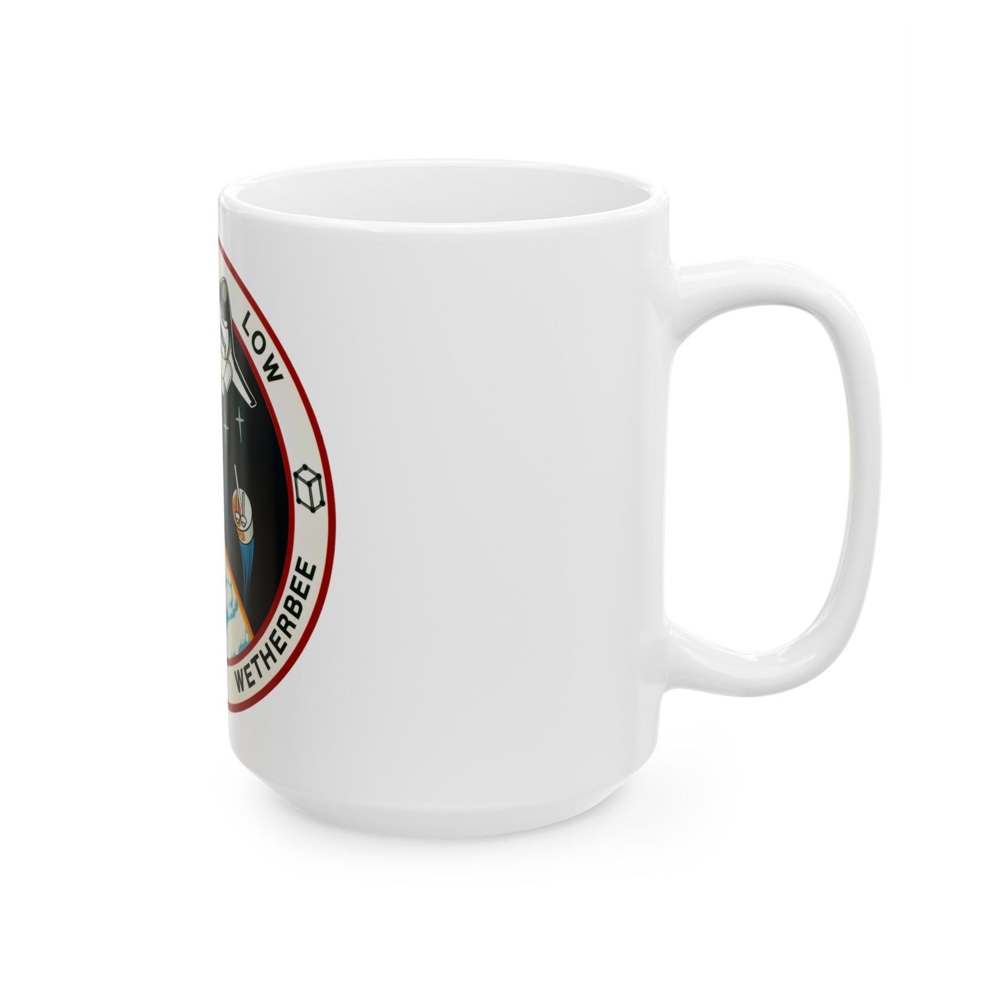 STS 32 (NASA) White Coffee Mug-The Sticker Space