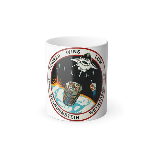 STS 32 Patch NASA - Color Changing Mug 11oz-11oz-The Sticker Space