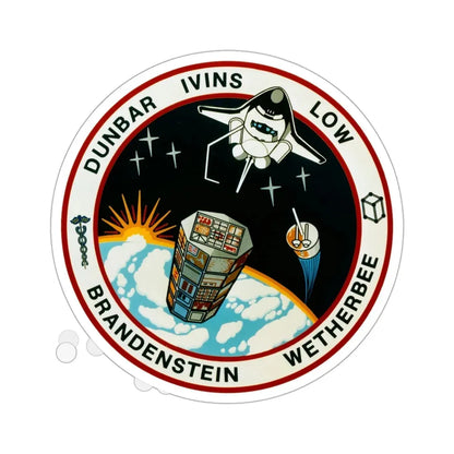 STS 32 Patch NASA STICKER Vinyl Die-Cut Decal 3 Inch - The Sticker Space