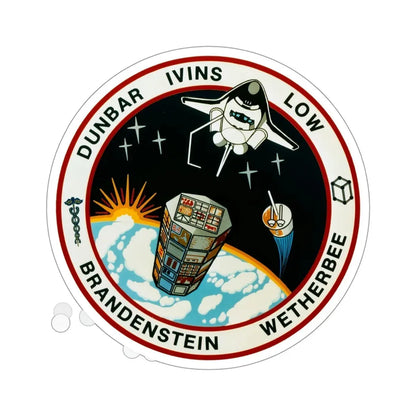 STS 32 Patch NASA STICKER Vinyl Die-Cut Decal 4 Inch - The Sticker Space