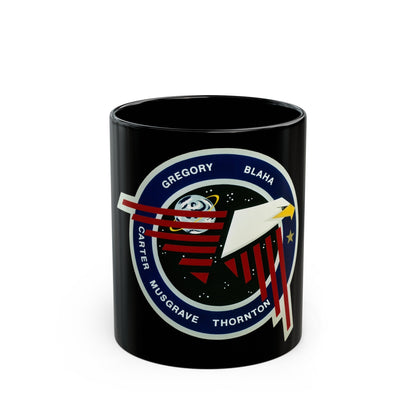 STS 33 (NASA) Black Coffee Mug-11oz-The Sticker Space