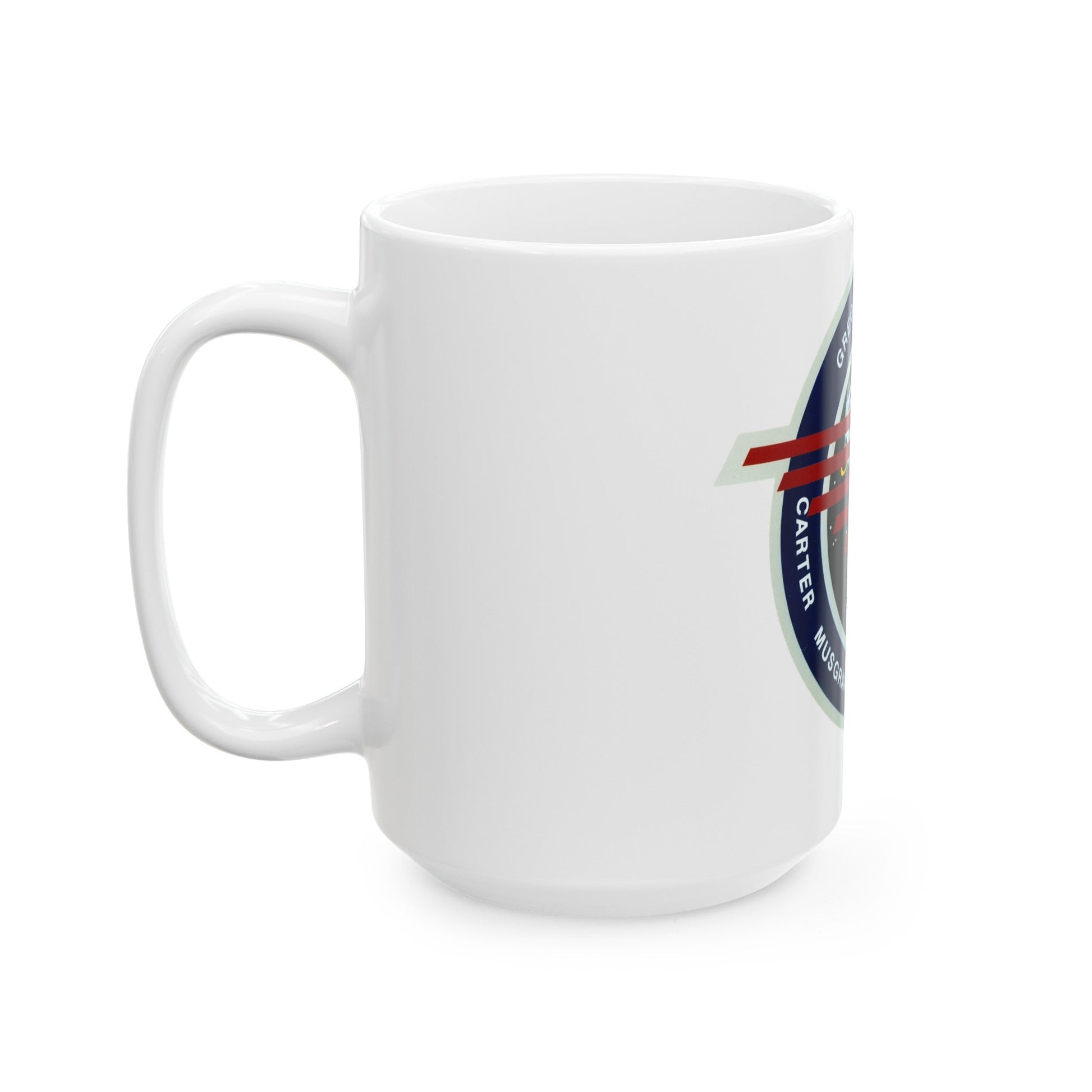 STS 33 (NASA) White Coffee Mug-The Sticker Space