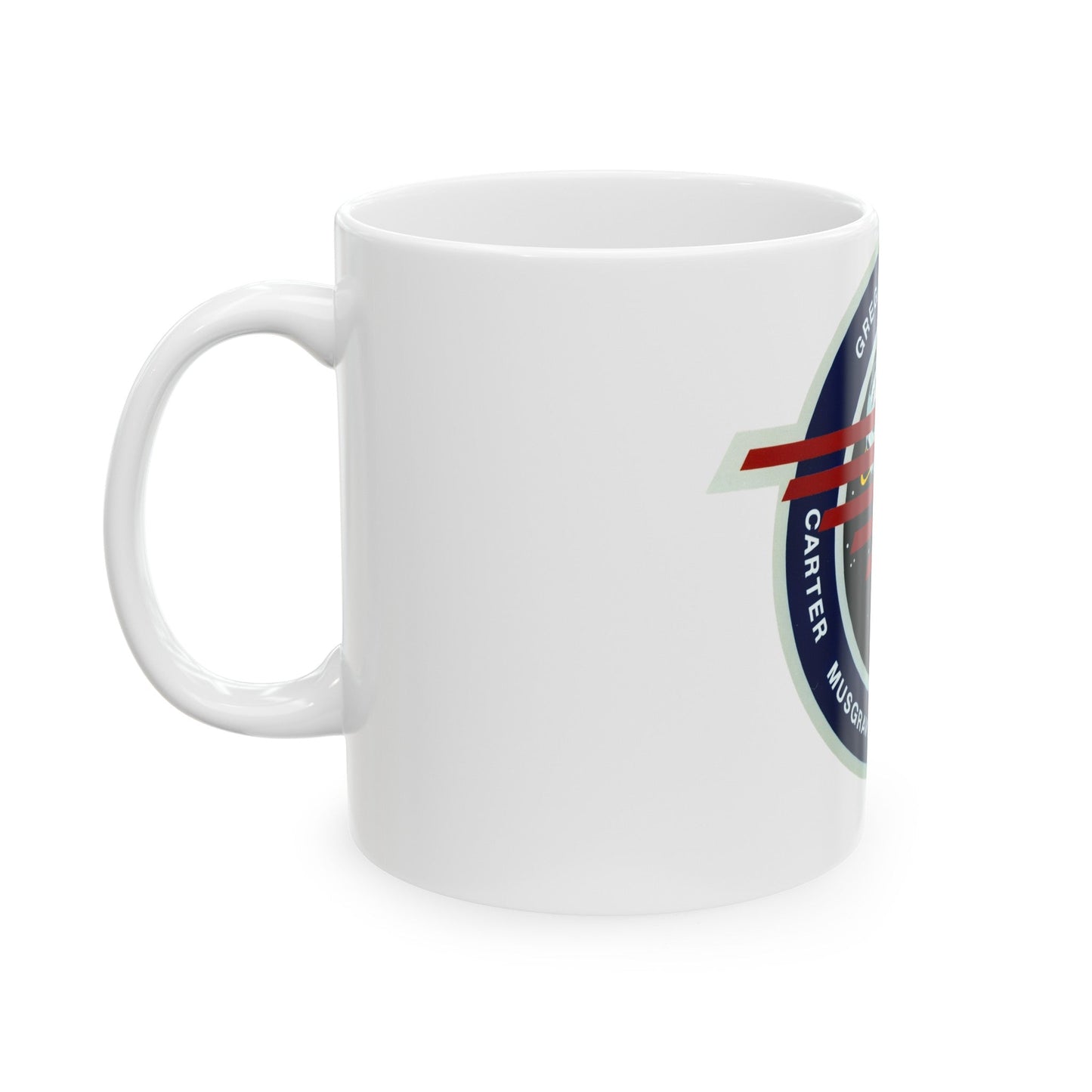 STS 33 (NASA) White Coffee Mug-The Sticker Space