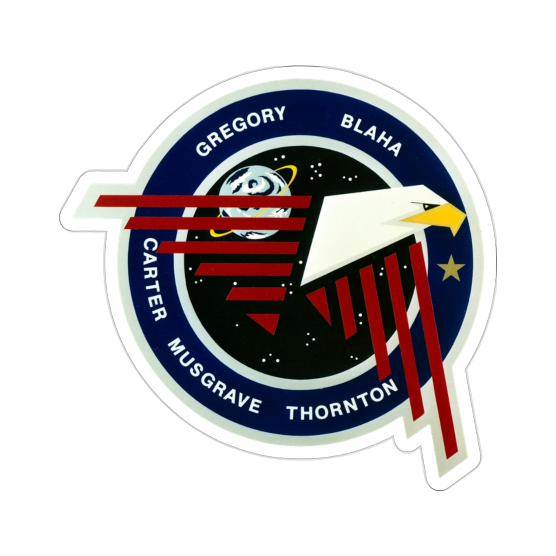 STS 33 Patch NASA STICKER Vinyl Die-Cut Decal-2 Inch-The Sticker Space