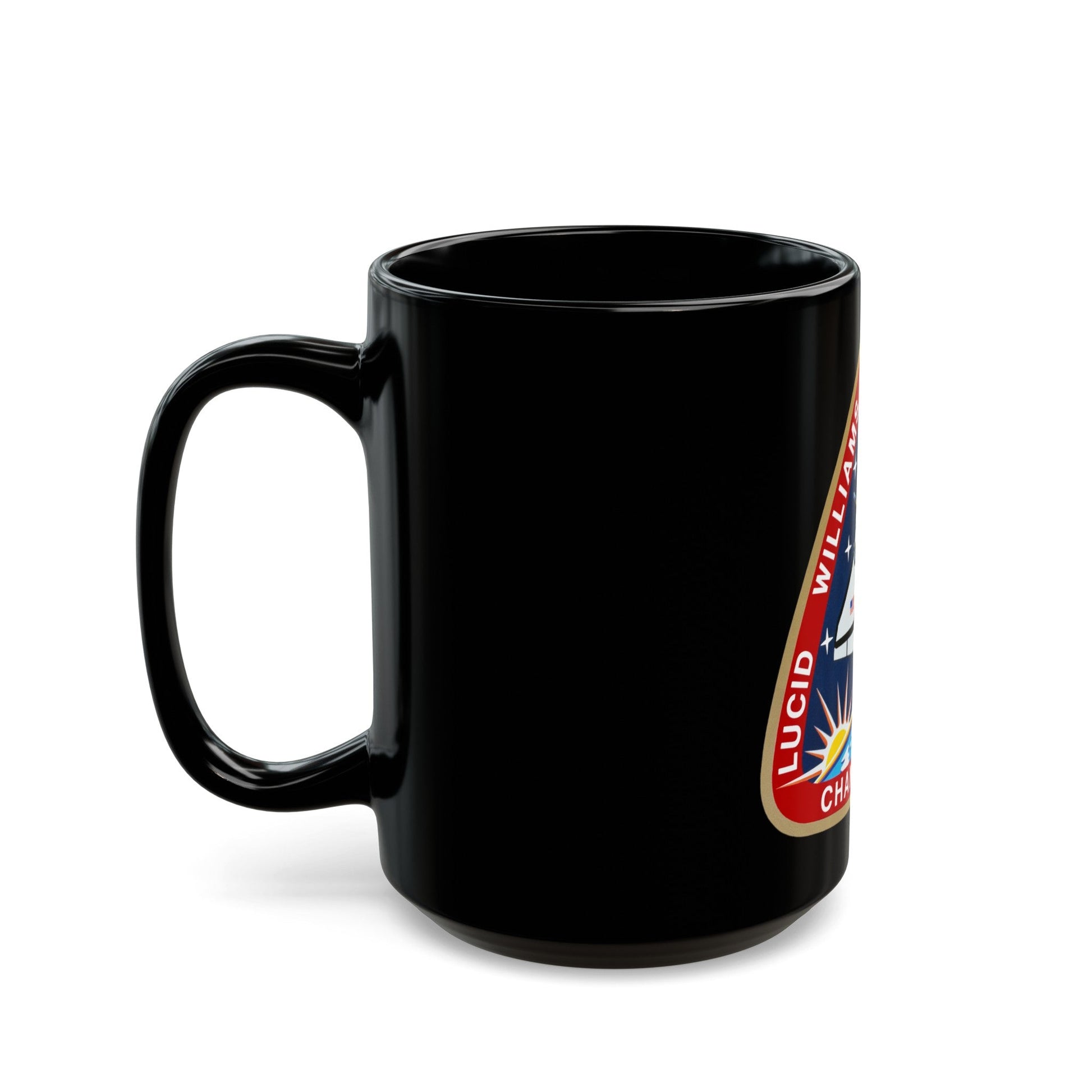 STS 34 (NASA) Black Coffee Mug-The Sticker Space