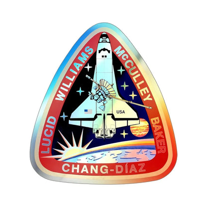 STS 34 (NASA) Holographic STICKER Die-Cut Vinyl Decal 6 Inch Holographic - The Sticker Space