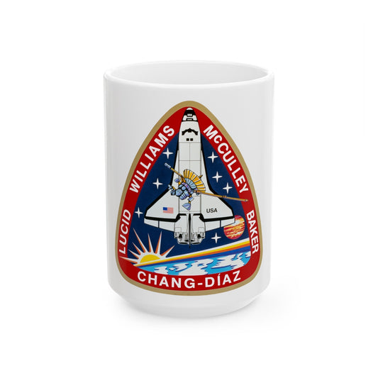 STS 34 (NASA) White Coffee Mug-15oz-The Sticker Space