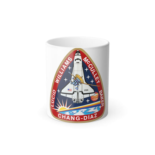 STS 34 Patch NASA - Color Changing Mug 11oz-11oz-The Sticker Space