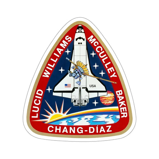 STS 34 Patch NASA STICKER Vinyl Die-Cut Decal 6 Inch - The Sticker Space