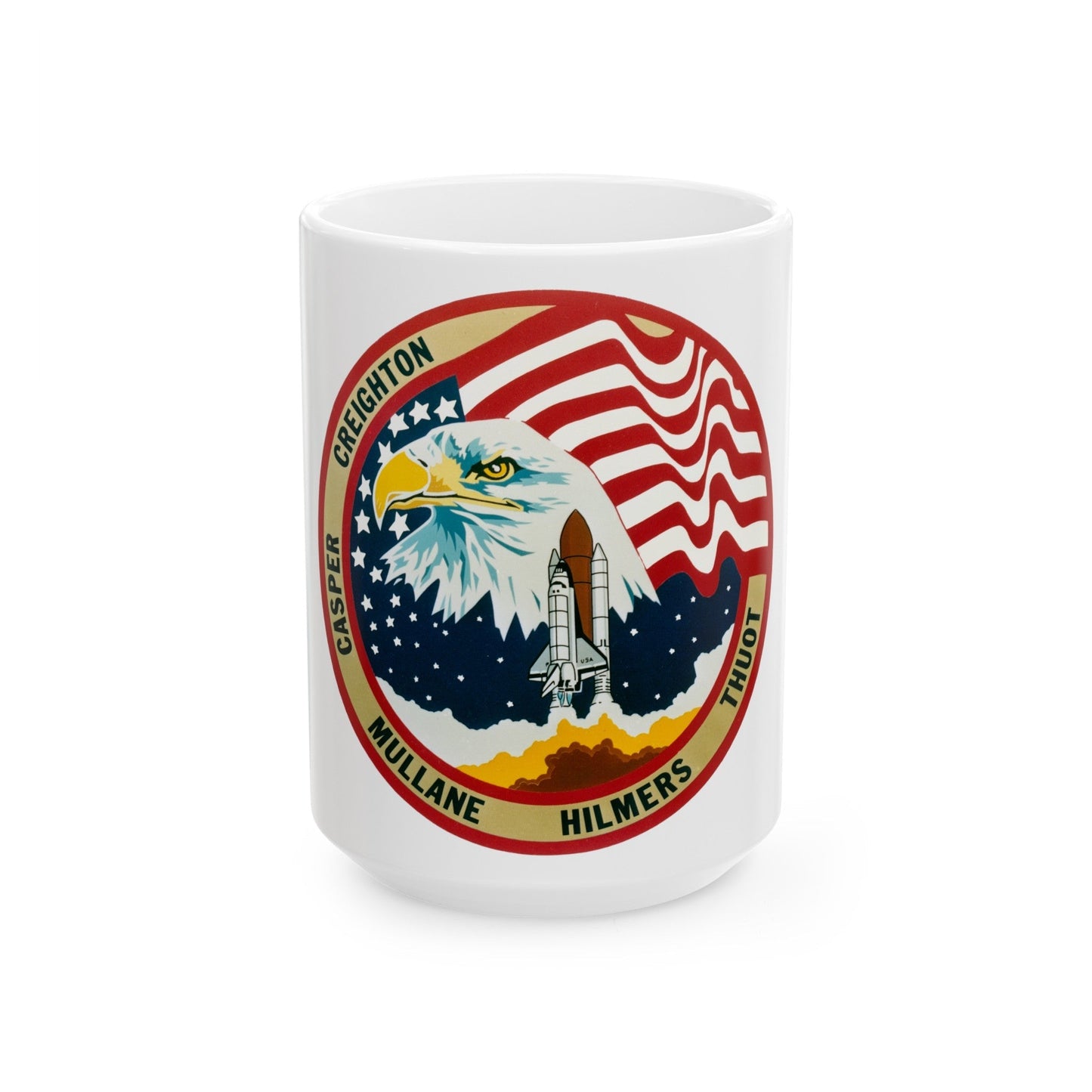 STS 36 (NASA) White Coffee Mug-15oz-The Sticker Space