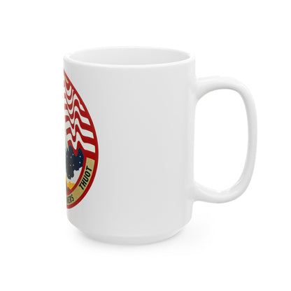 STS 36 (NASA) White Coffee Mug-The Sticker Space