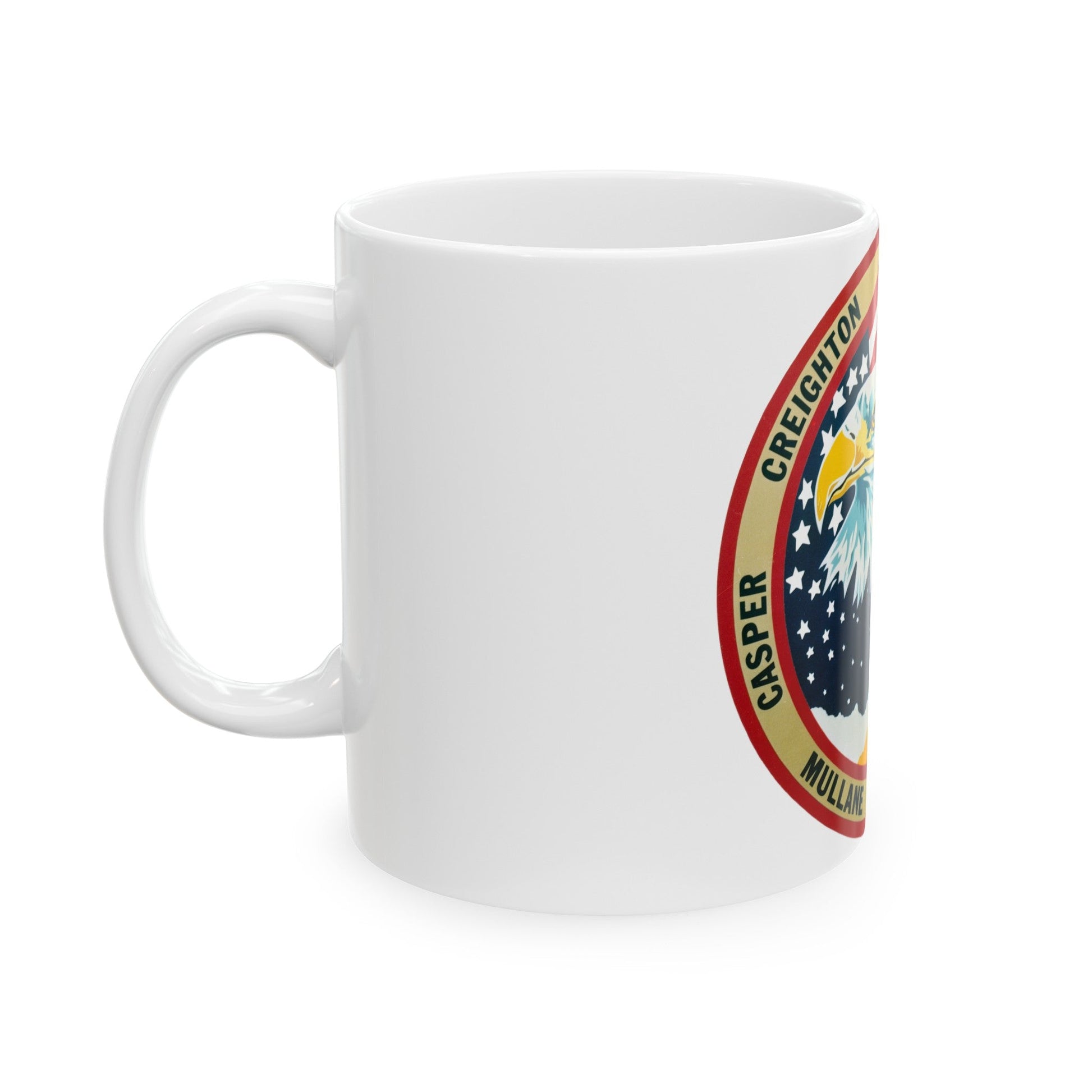 STS 36 (NASA) White Coffee Mug-The Sticker Space