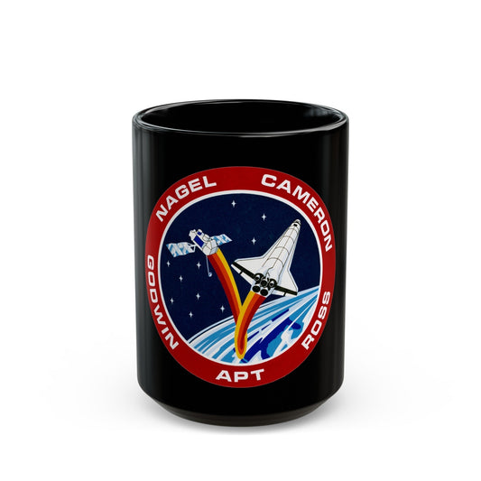 STS 37 (NASA) Black Coffee Mug-15oz-The Sticker Space