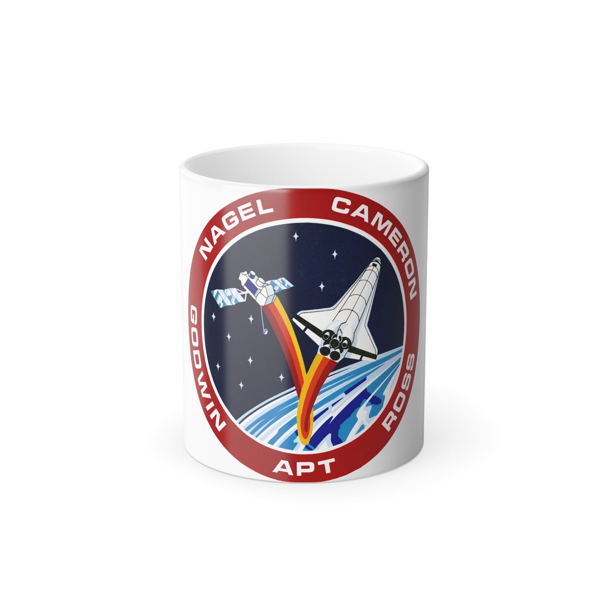 STS 37 Patch NASA - Color Changing Mug 11oz-11oz-The Sticker Space