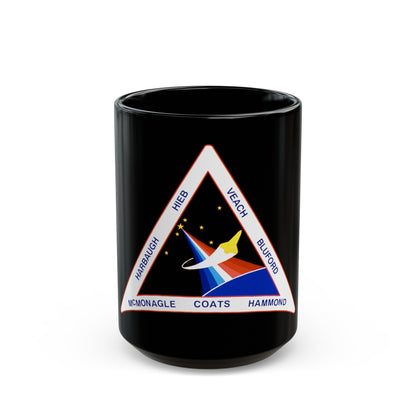 STS 39 (NASA) Black Coffee Mug-15oz-The Sticker Space