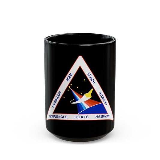 STS 39 (NASA) Black Coffee Mug-15oz-The Sticker Space