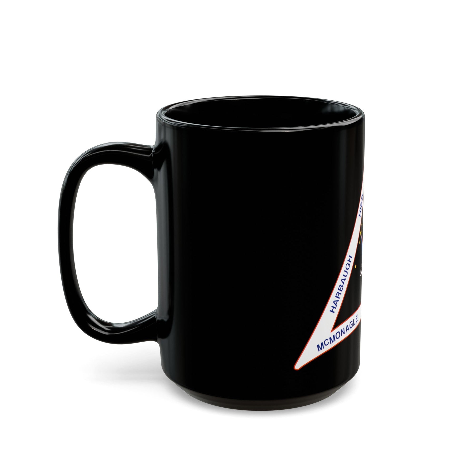 STS 39 (NASA) Black Coffee Mug-The Sticker Space