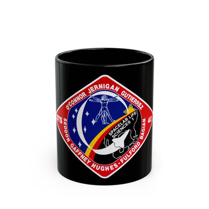 STS 40 (NASA) Black Coffee Mug-11oz-The Sticker Space